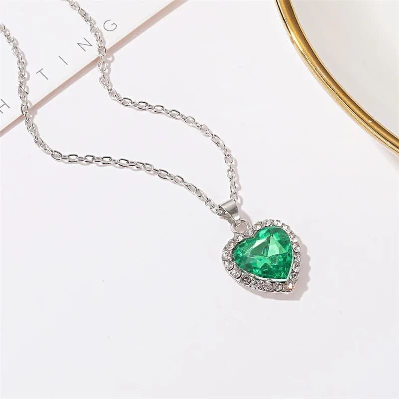 Colar Feminino Delicado Pedra Preciosa