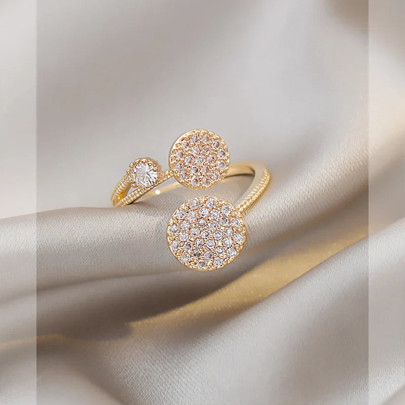 Anel Feminino Ajustável Luxuoso Paris