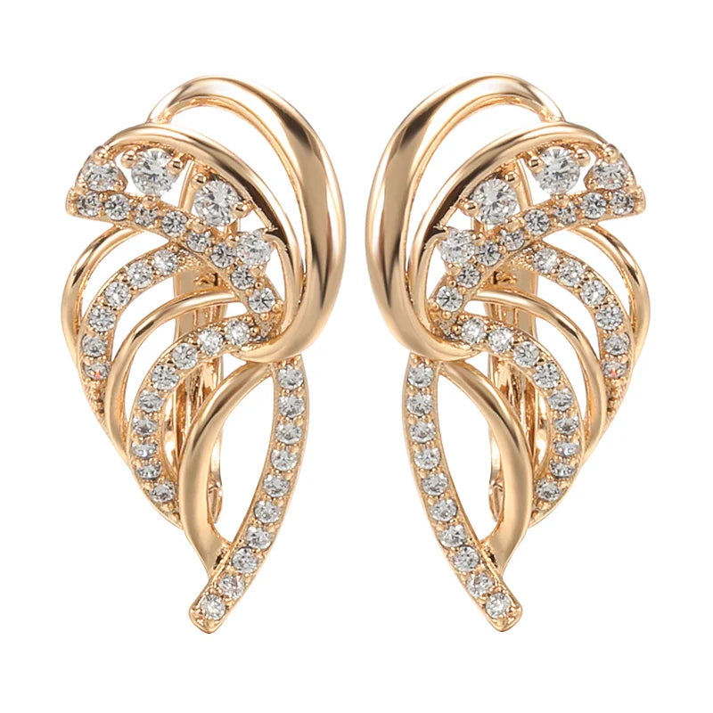 Brinco Feminino Angelical com Zircônia