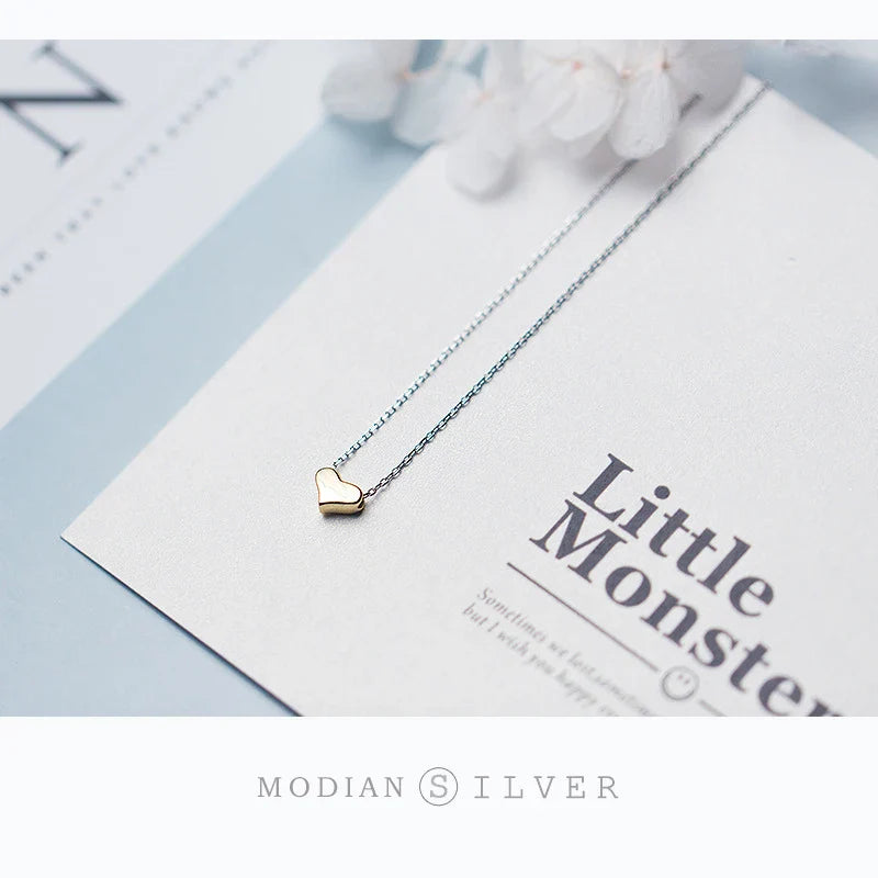 Colar Coração Pingente em Ouro 18K