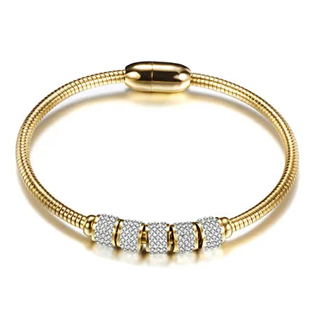 Pulseira Feminina Ouro 18k Safira