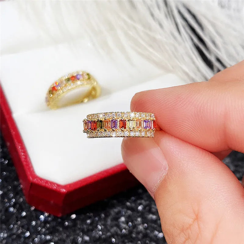 Brinco Feminino Argola Pedras Ouro 18K