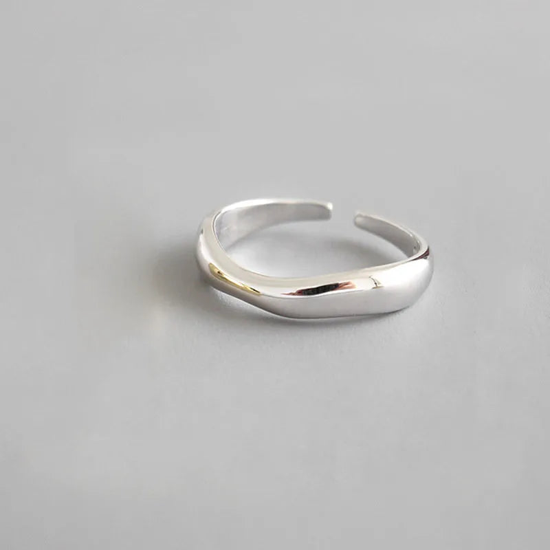 Anel Feminino Ajustável Onda Delicada
