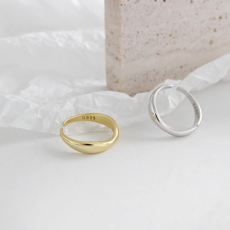 Anel Feminino Ajustável Onda Delicada