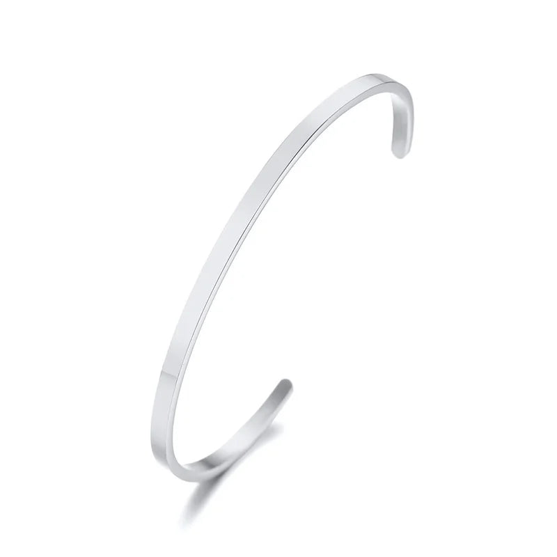 Pulseira de punho de nó estilo candido para mulheres, pulseiras elegantes de aço inoxidável cor dourada, joias de festa das irmãs bff