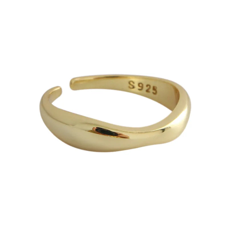Anel Feminino Ajustável Onda Delicada