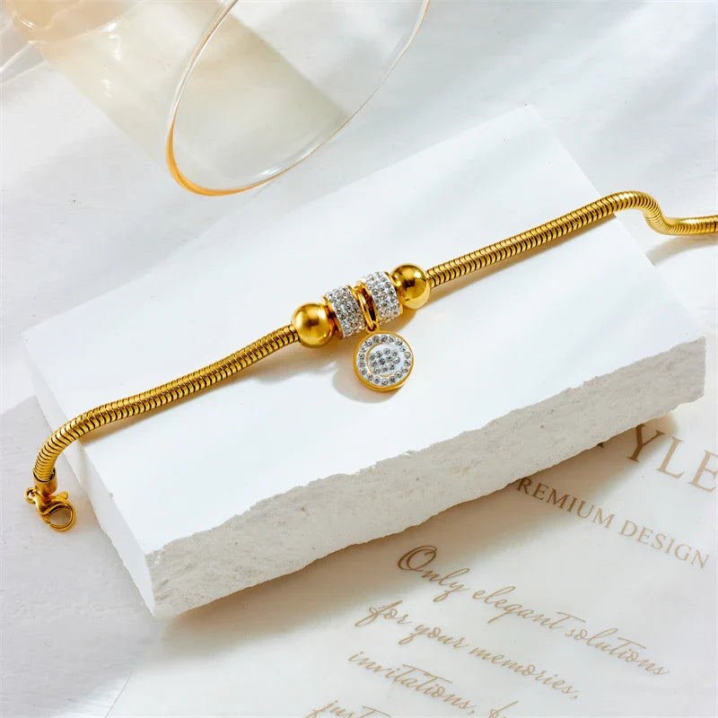 Pulseira de Ouro Feminina Vittori