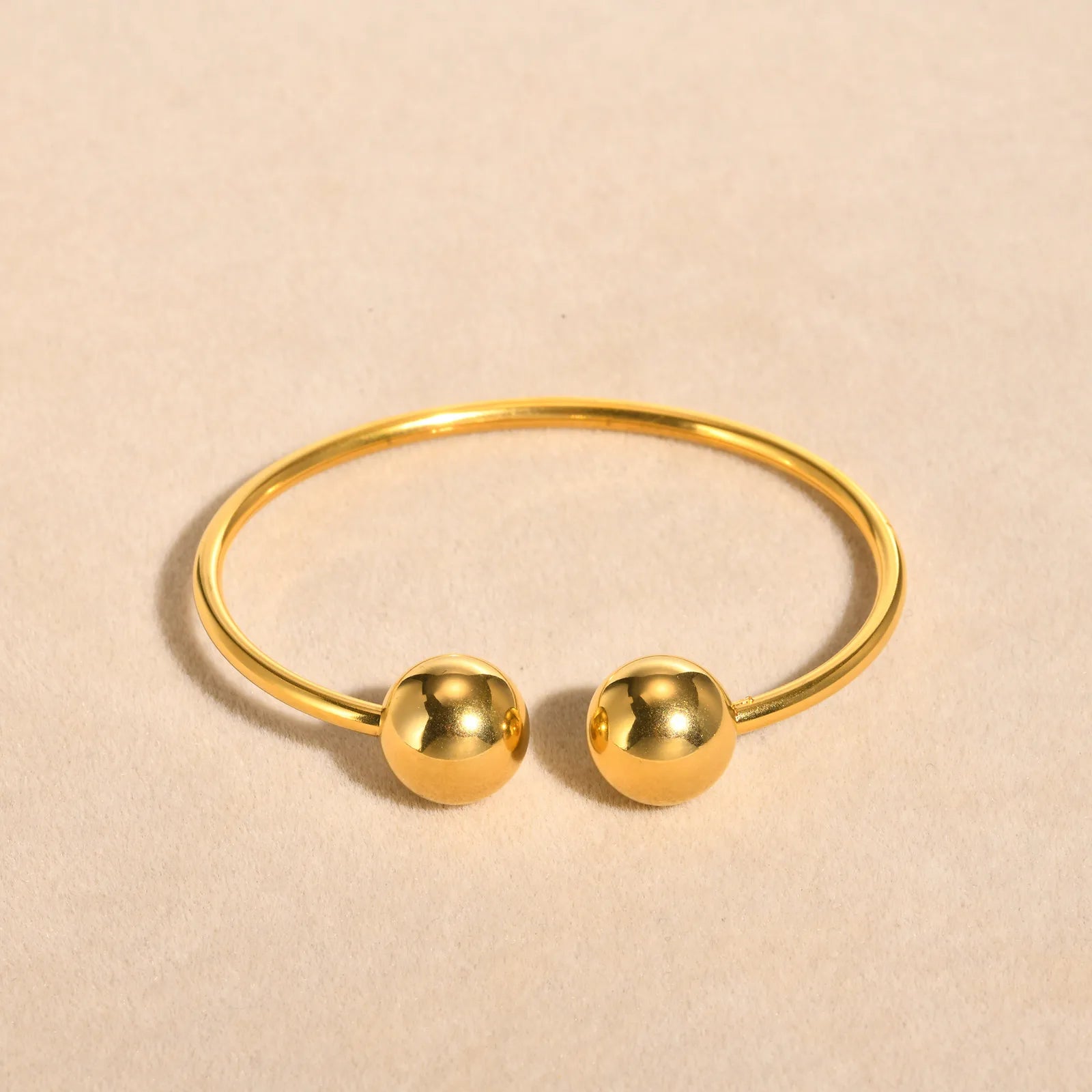 Pulseira de punho de nó estilo candido para mulheres, pulseiras elegantes de aço inoxidável cor dourada, joias de festa das irmãs bff