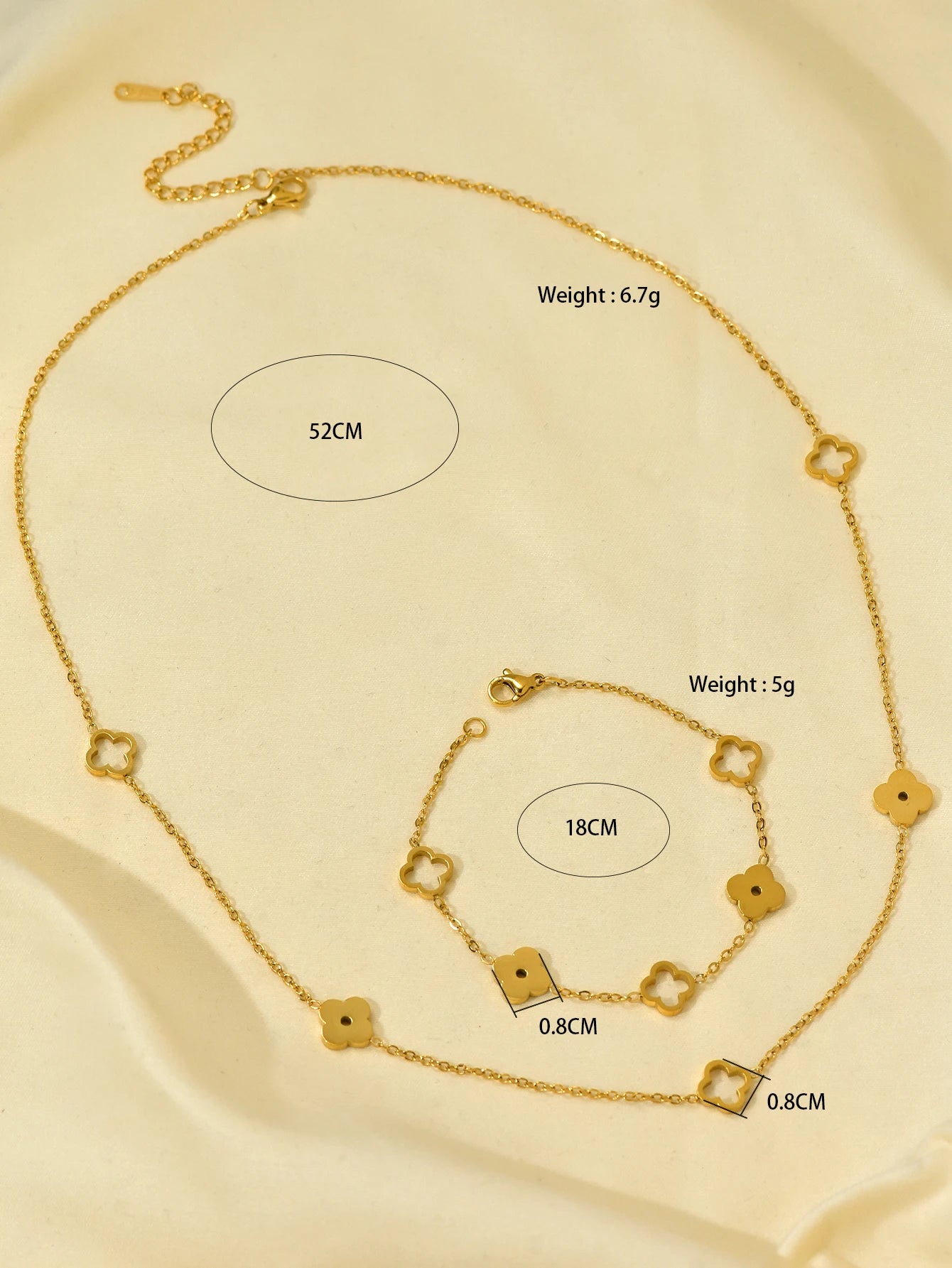 Colar Banhado a Ouro Feminino