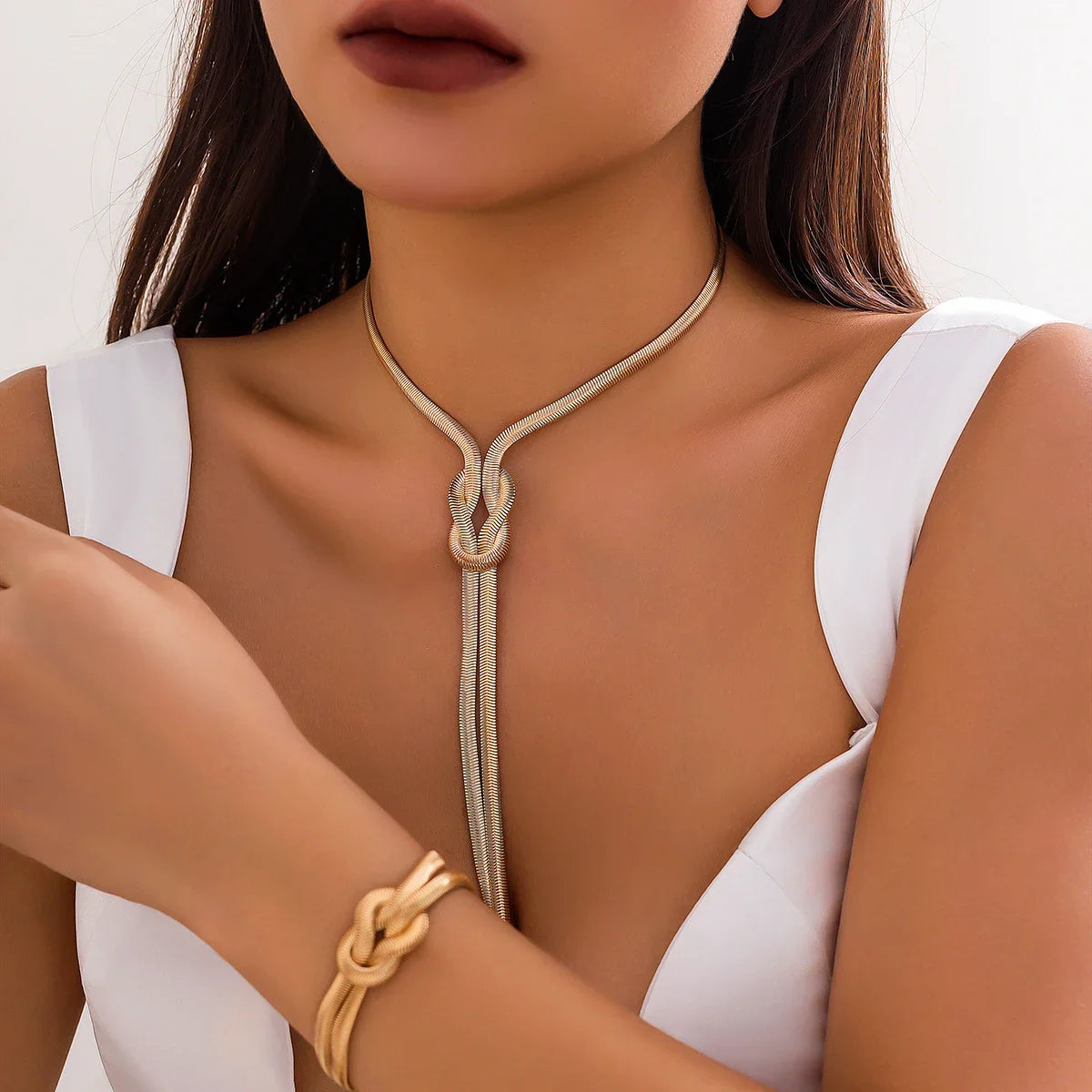 Pulseira de Ouro Feminina Conjuntinho