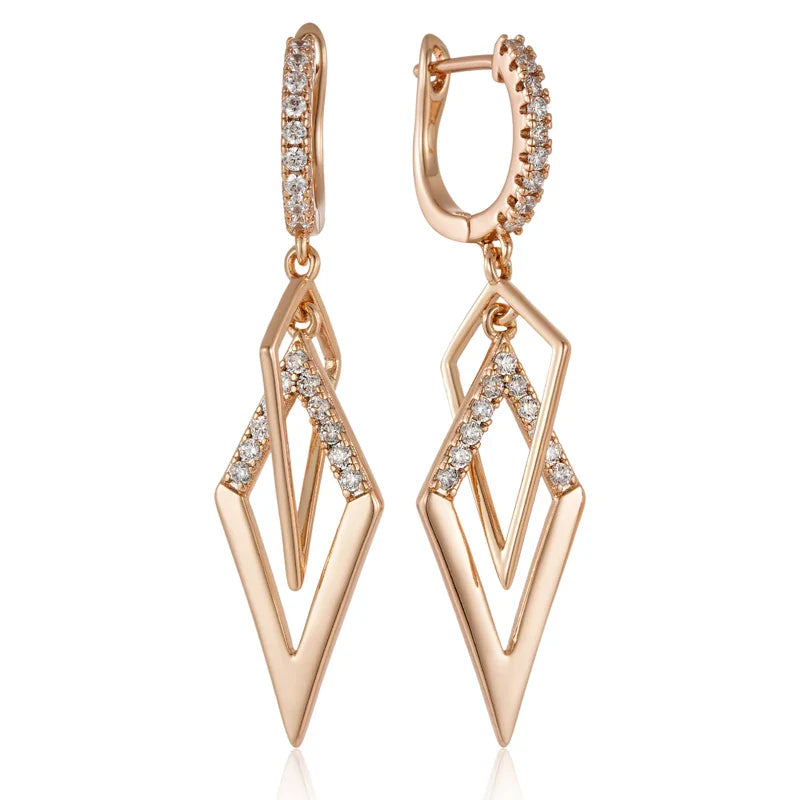 Brinco Argola Cravejado com Zircônia 18K