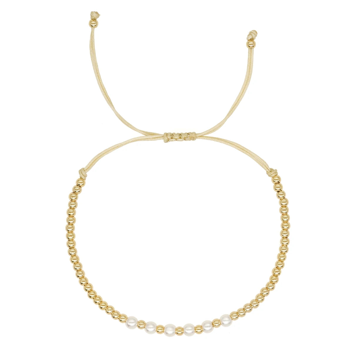 Banhado a ouro frisado surfista pulseiras pérola natural charme pulseira artesanal moda verão jóias para mulheres adolescente presente da menina