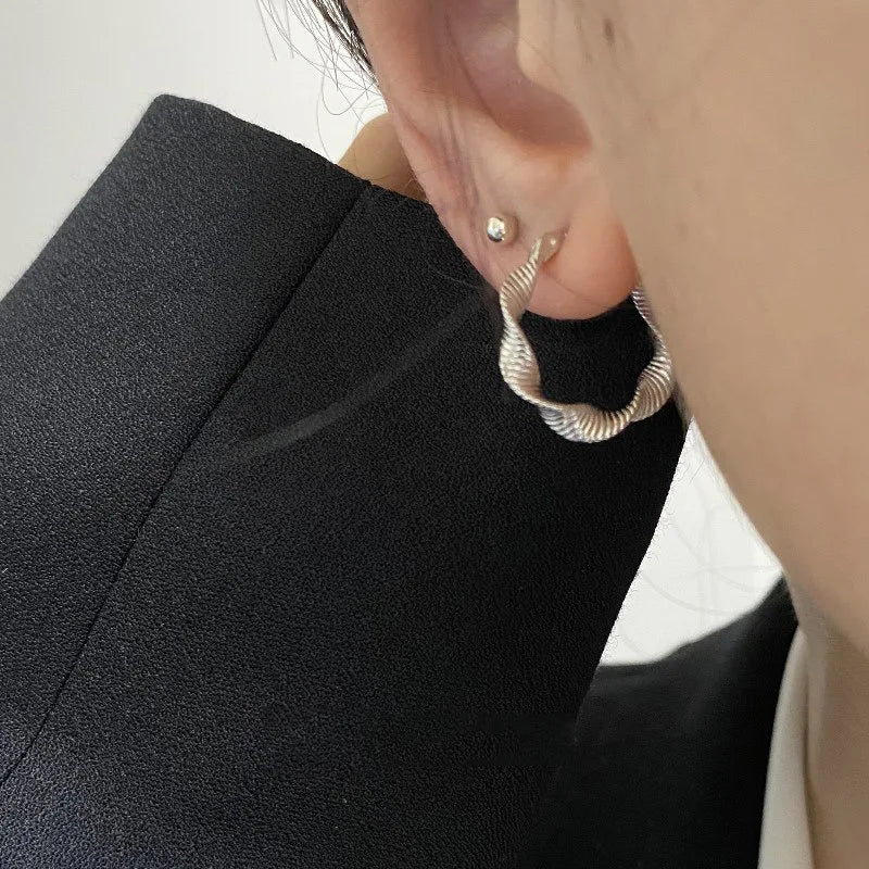 Brinco Feminino Argola Prata Life