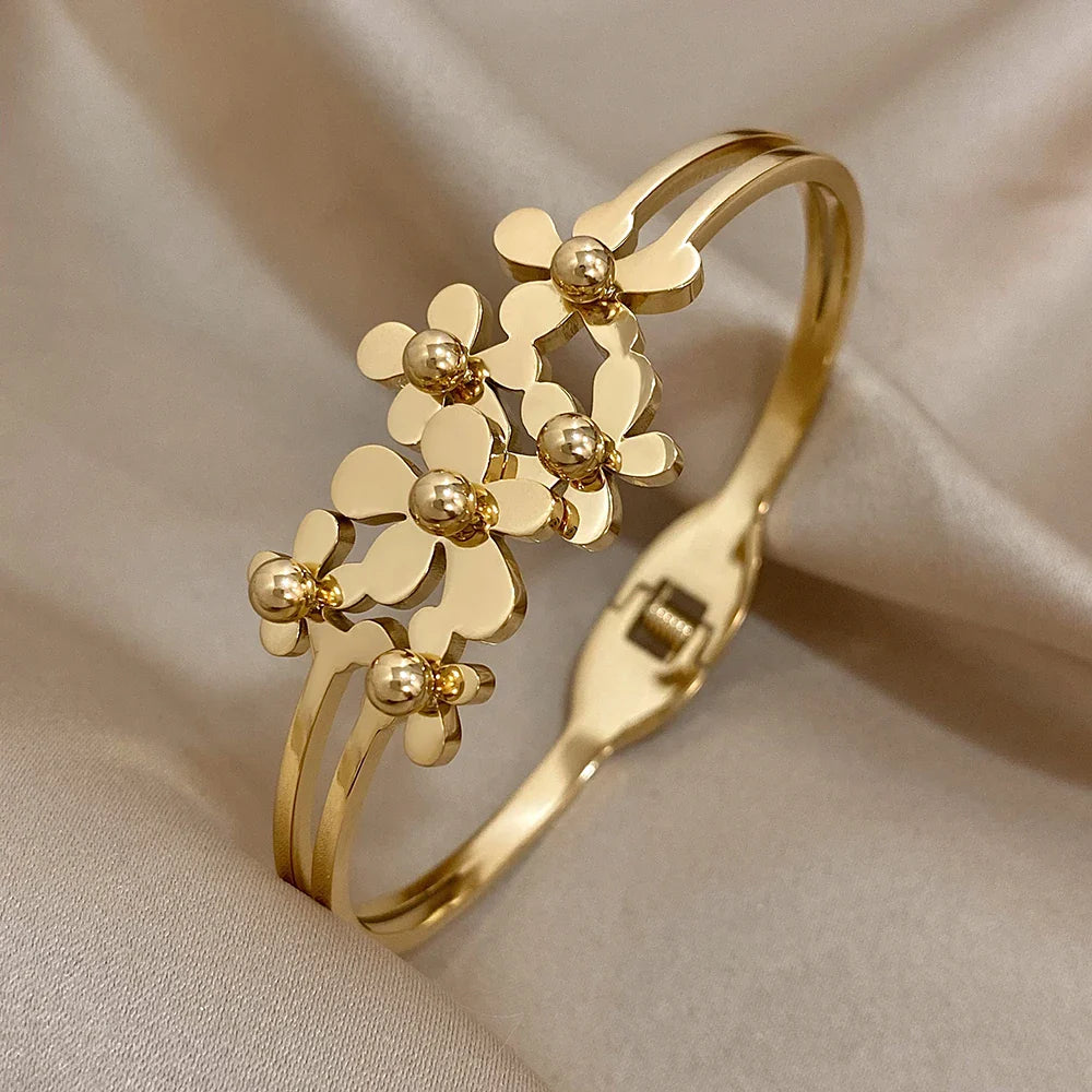 Pulseira de Ouro Feminina Alice