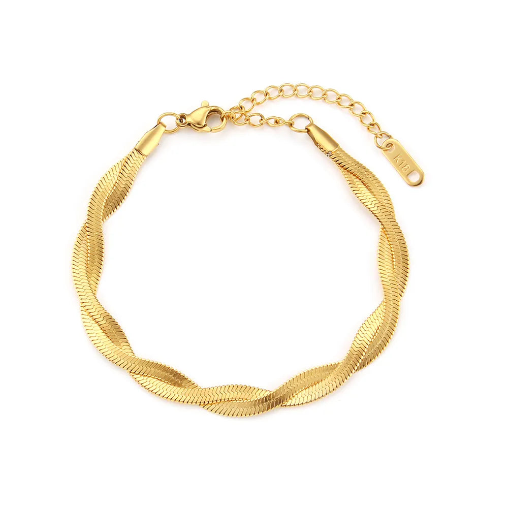 Pulseira de Ouro Feminina Riviera