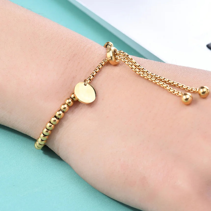 316l aço inoxidável zircão contas coração concha pulseira moda feminina tendência alta jóias acessórios sab785