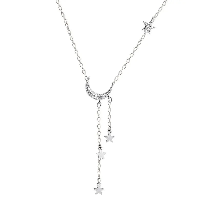 Colare Feminino Lua Estrelada