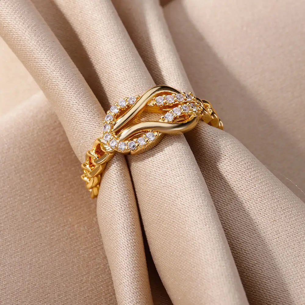 Anel Feminino Infinito Delicado