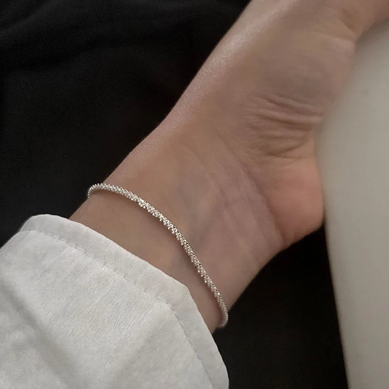 Pulseira Feminina de Prata Manuela
