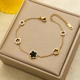 Pulseira de Ouro Feminina Lafleur
