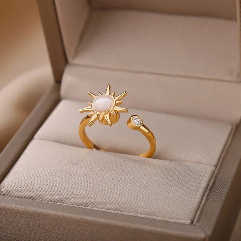 Anel Feminino Ajustável Sun Lux