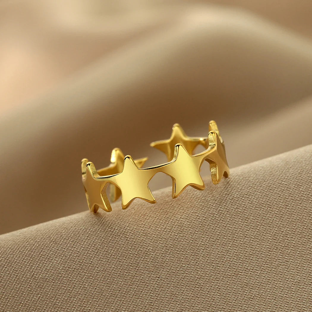 Anel Feminino Ajustável Star