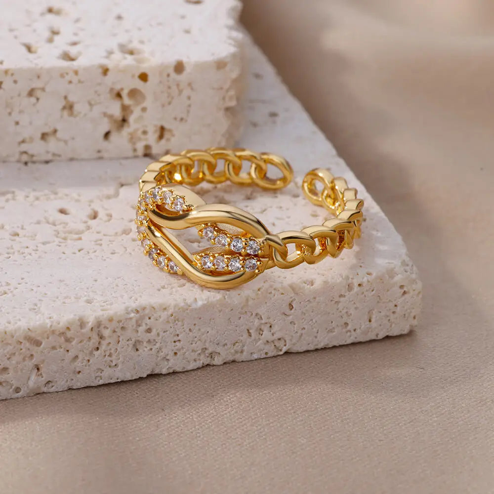 Anel Feminino Infinito Delicado