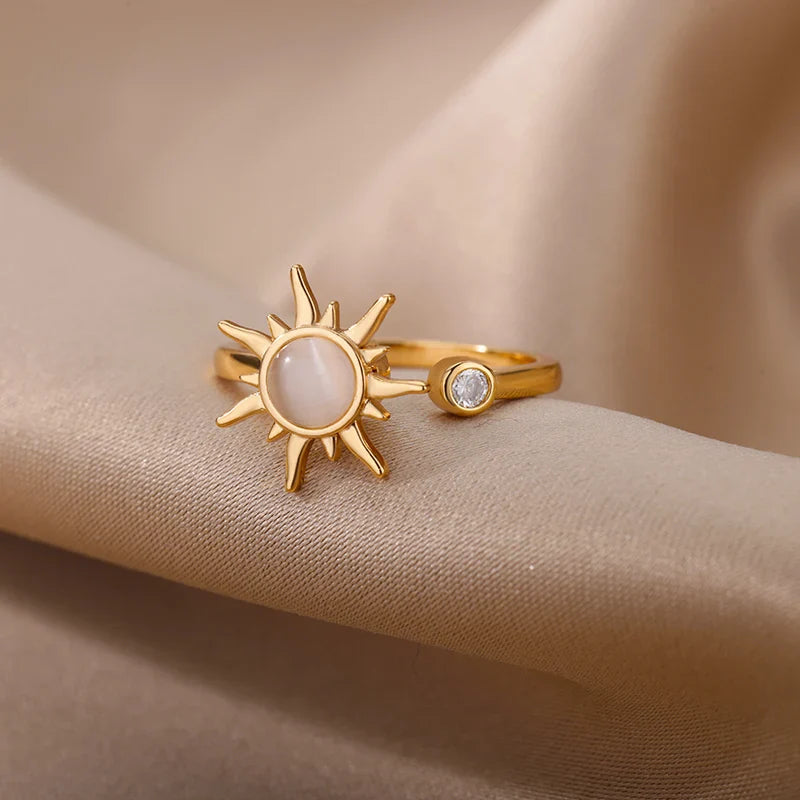 Anel Feminino Ajustável Sun Lux