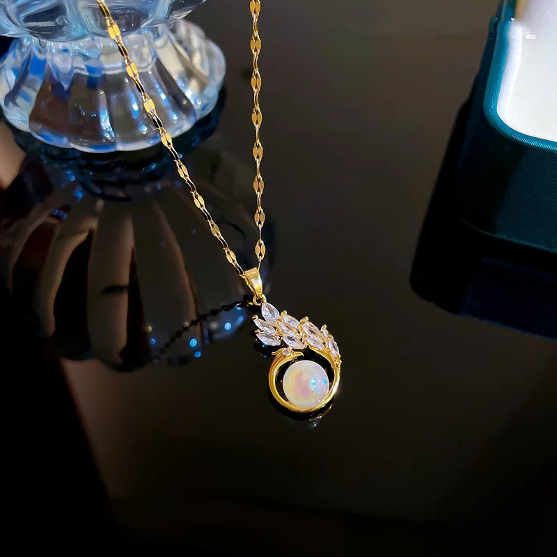 Colar Sereia com Zircônia 18K