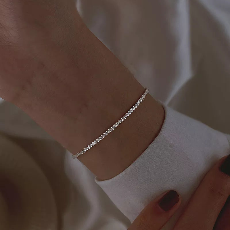 Pulseira Feminina de Prata Manuela