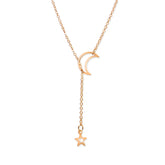 Colar Feminino Lua Estrela