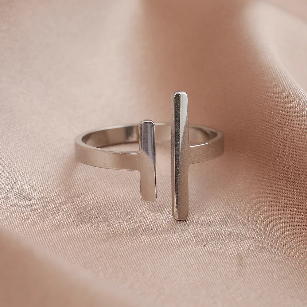 Anel Feminino Ajustável Flores Delicadas
