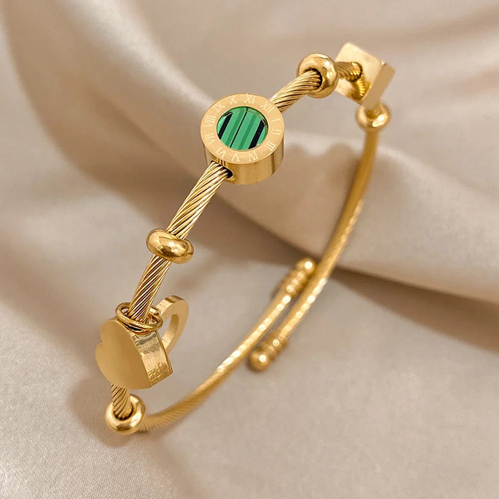 Pulseira Feminina Banhada a Ouro