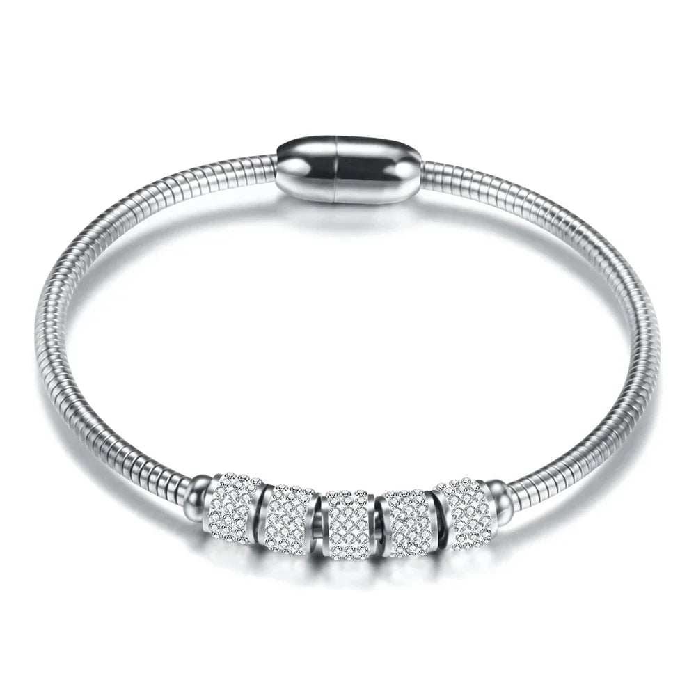 Pulseira Feminina Ouro 18k Safira