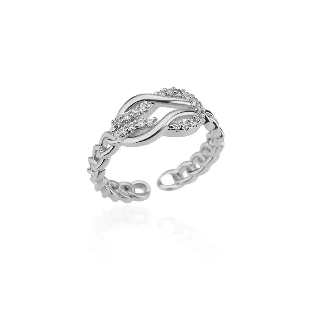 Anel Feminino Infinito Delicado