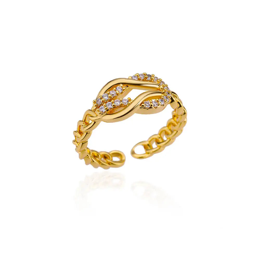 Anel Feminino Infinito Delicado