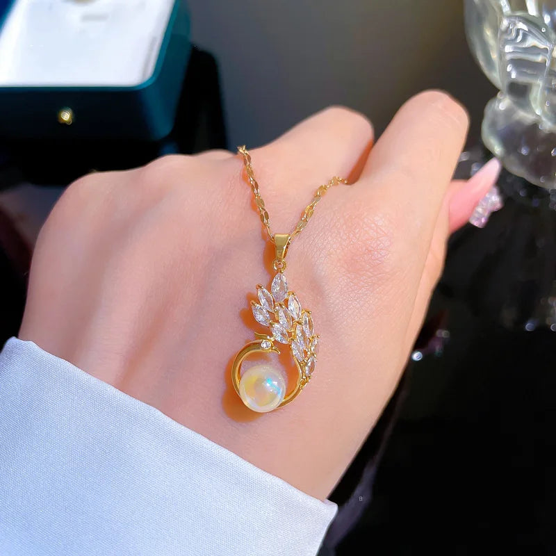 Colar Sereia com Zircônia 18K