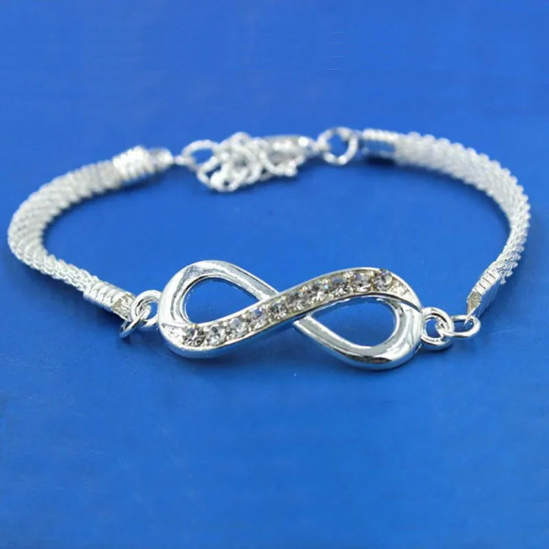 Pulseira Feminina de Prata Donatelli