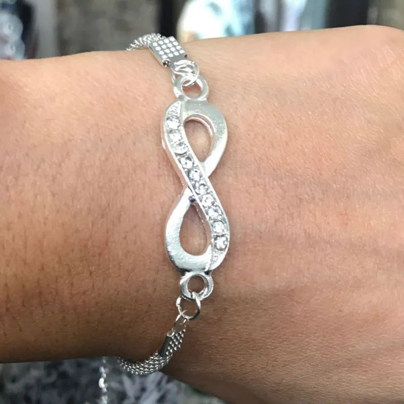 Pulseira Feminina de Prata Donatelli