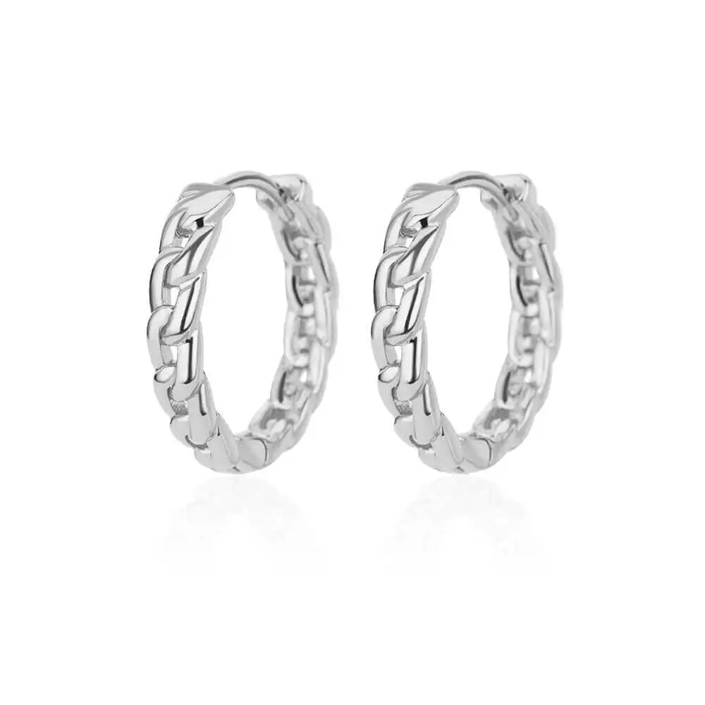 Brincos de argola quadrados de aço inoxidável para mulheres 2023 tendência luxo banhado a ouro brinco redondo estético jóias de casamento presente