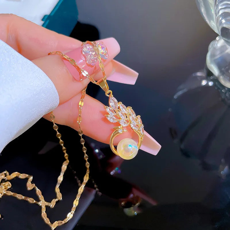 Colar Sereia com Zircônia 18K