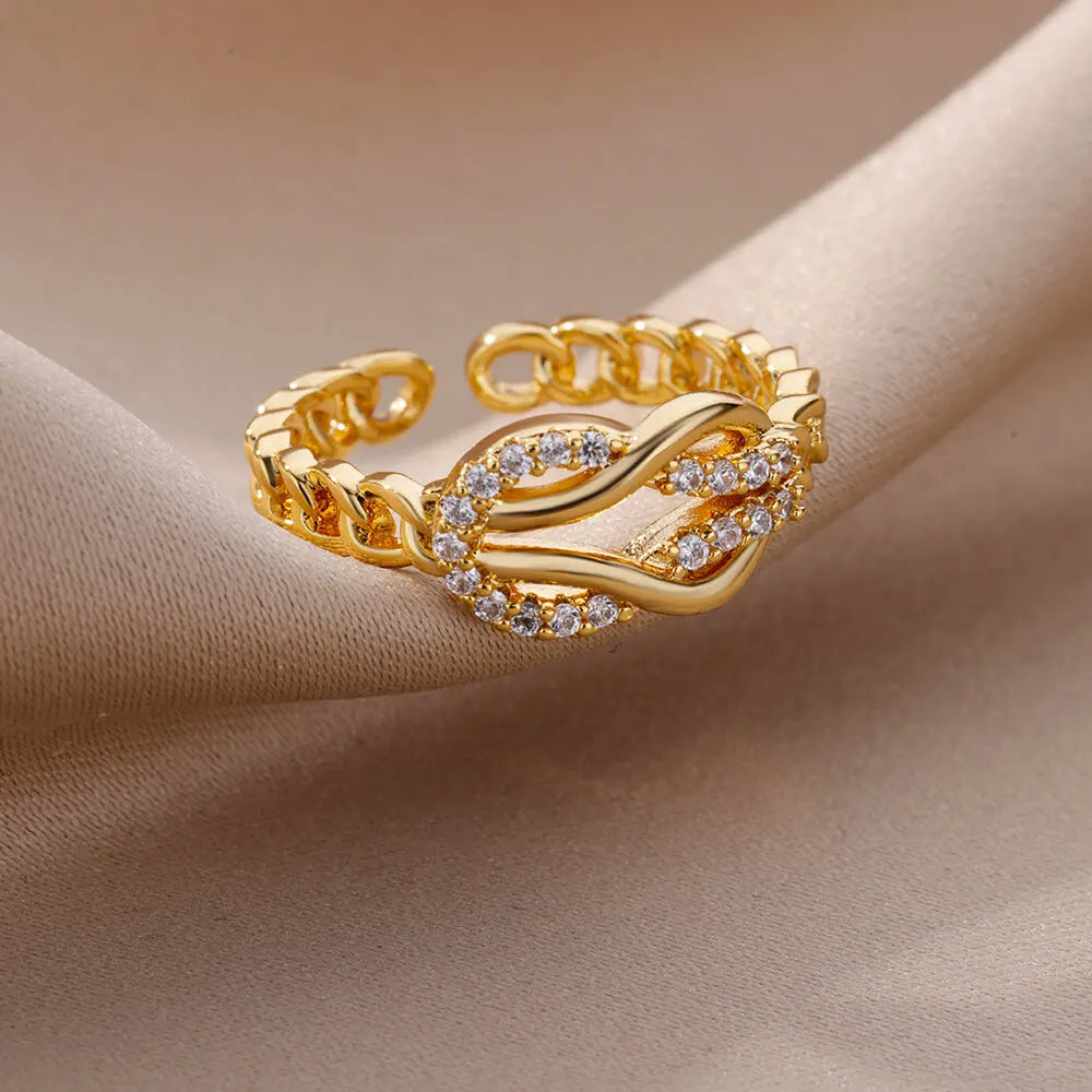 Anel Feminino Infinito Delicado