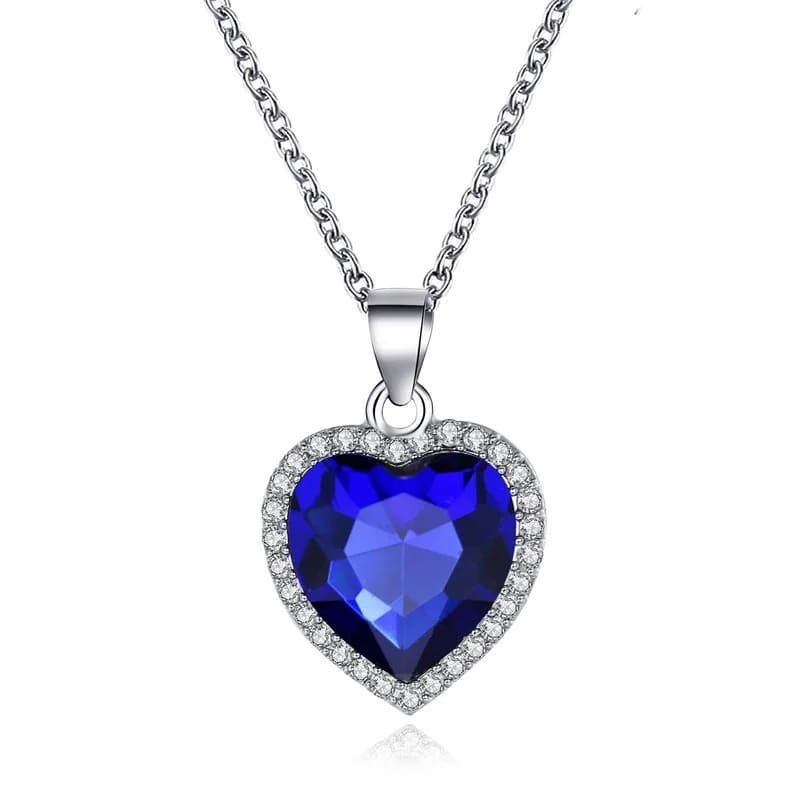 Colar Feminino Delicado Pedra Preciosa