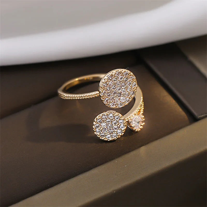 Anel Feminino Ajustável Luxuoso Paris