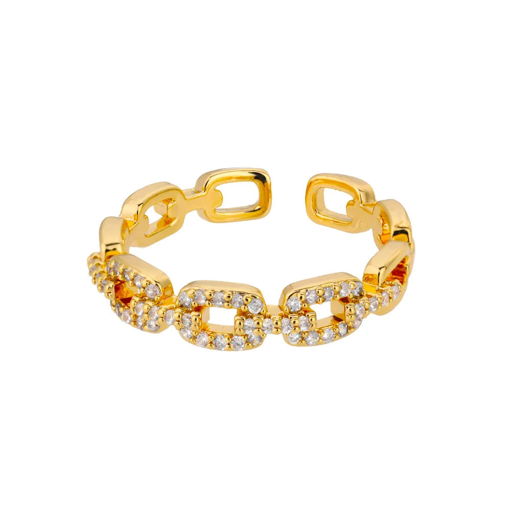 Anel Feminino Ajustável Luxo Romano