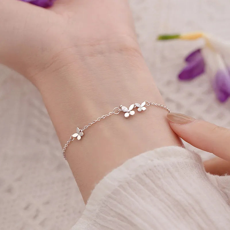 Pulseira Feminina de Prata