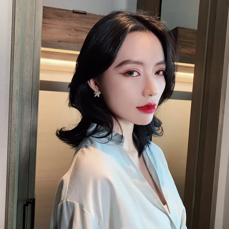 Brinco Feminino Estrela Perolada