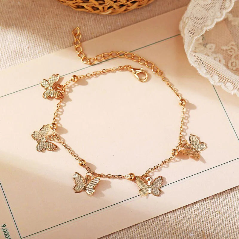 Pulseira Feminina Banhada a Ouro