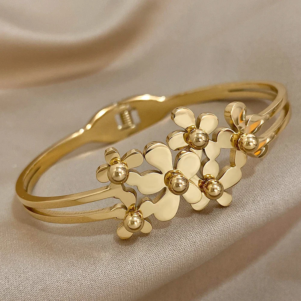 Pulseira de Ouro Feminina Alice