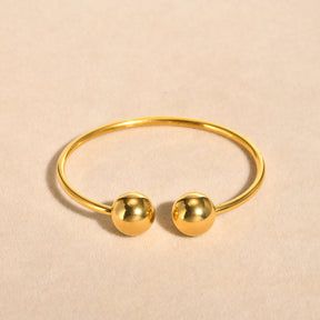 Pulseira de punho de nó estilo candido para mulheres, pulseiras elegantes de aço inoxidável cor dourada, joias de festa das irmãs bff